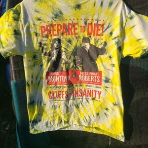 Hand tie dyed "the princess bride" shirt